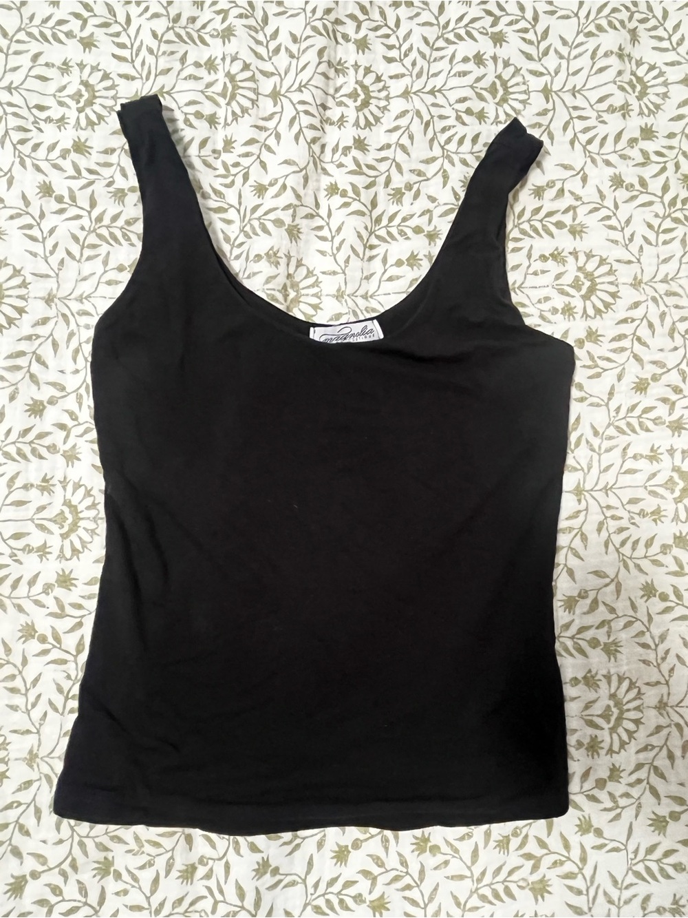 Black Scoop Neck Tank Top - Magnolia Boutique
